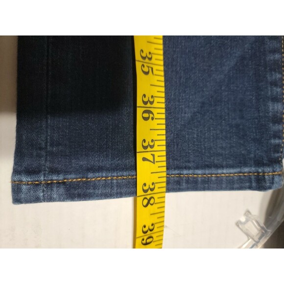 Lila Ryan Low Rise Stretch Skinny Crop Jeans Dark Wash Women Size 26 - Picture 7 of 8